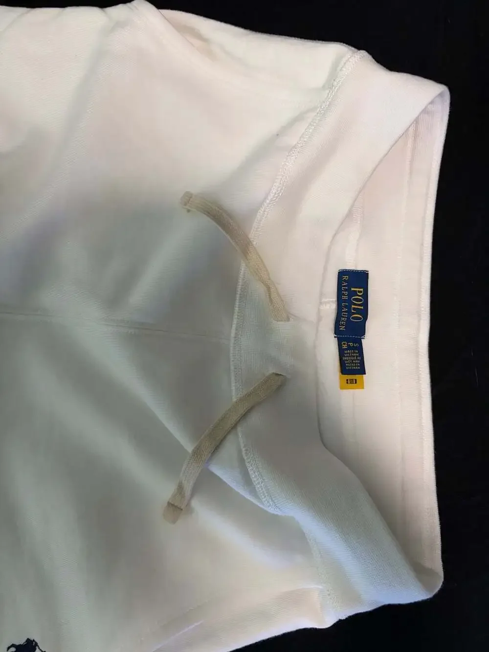 Polo Ralph Lauren Drawstring Fleece Sweatpants in White